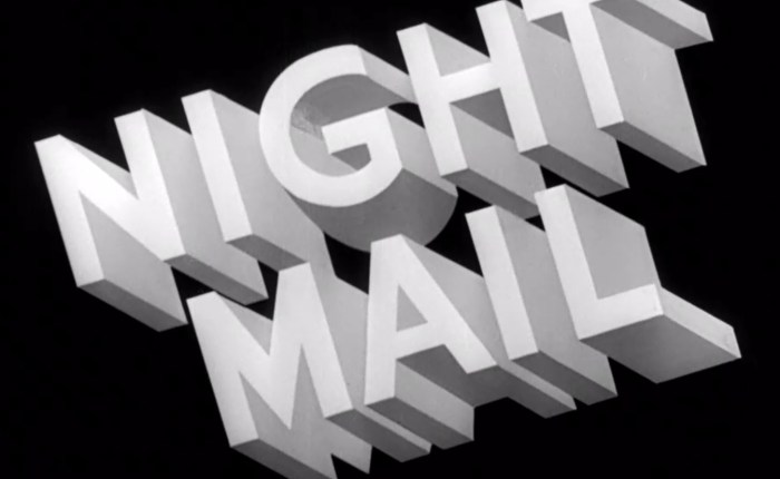 Films by the GPO: Night Mail (1936) and N or NW&nbsp;(1938)